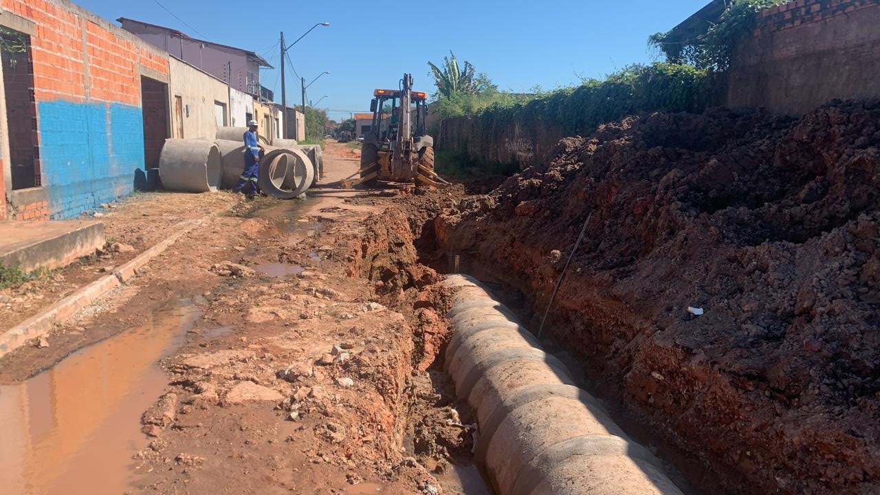 Obras De Drenagem E De Pavimenta O Avan Am Para Melhorar Mobilidade